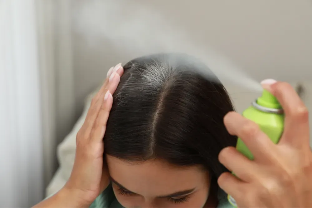 How to use dry shampoo