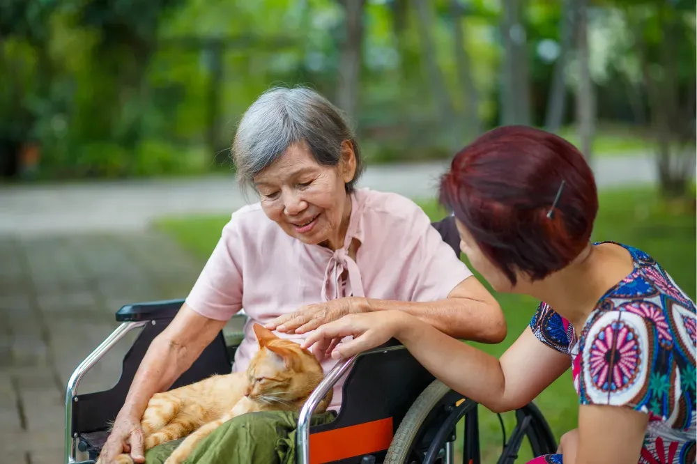 benefits of pets for elderly