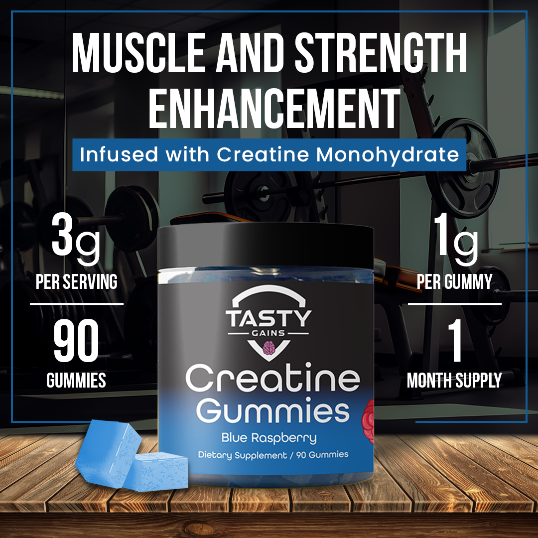 Tasty Gains Creatine Gummies